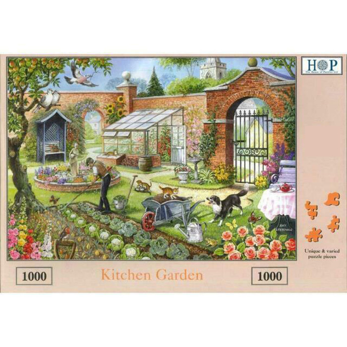 House Of Puzzles MC152 Kitchen Garden Jigsaw Puzzle - 1000 Piece | Charlies