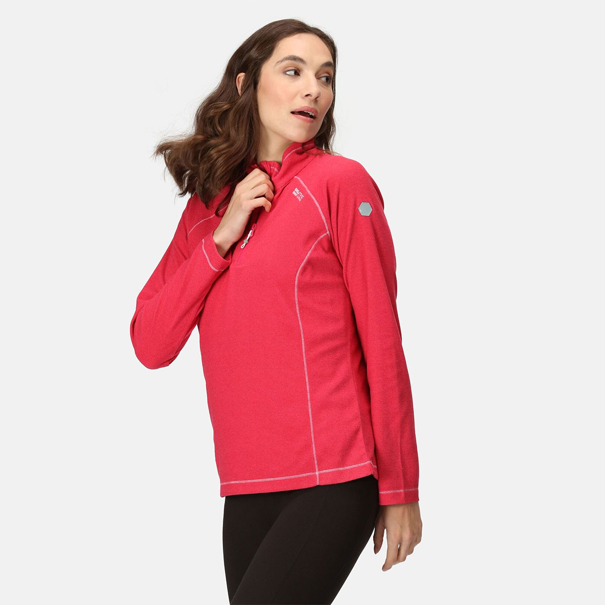 Regatta Women's Montes Lightweight Half-Zip Fleece in Pink | ASOS