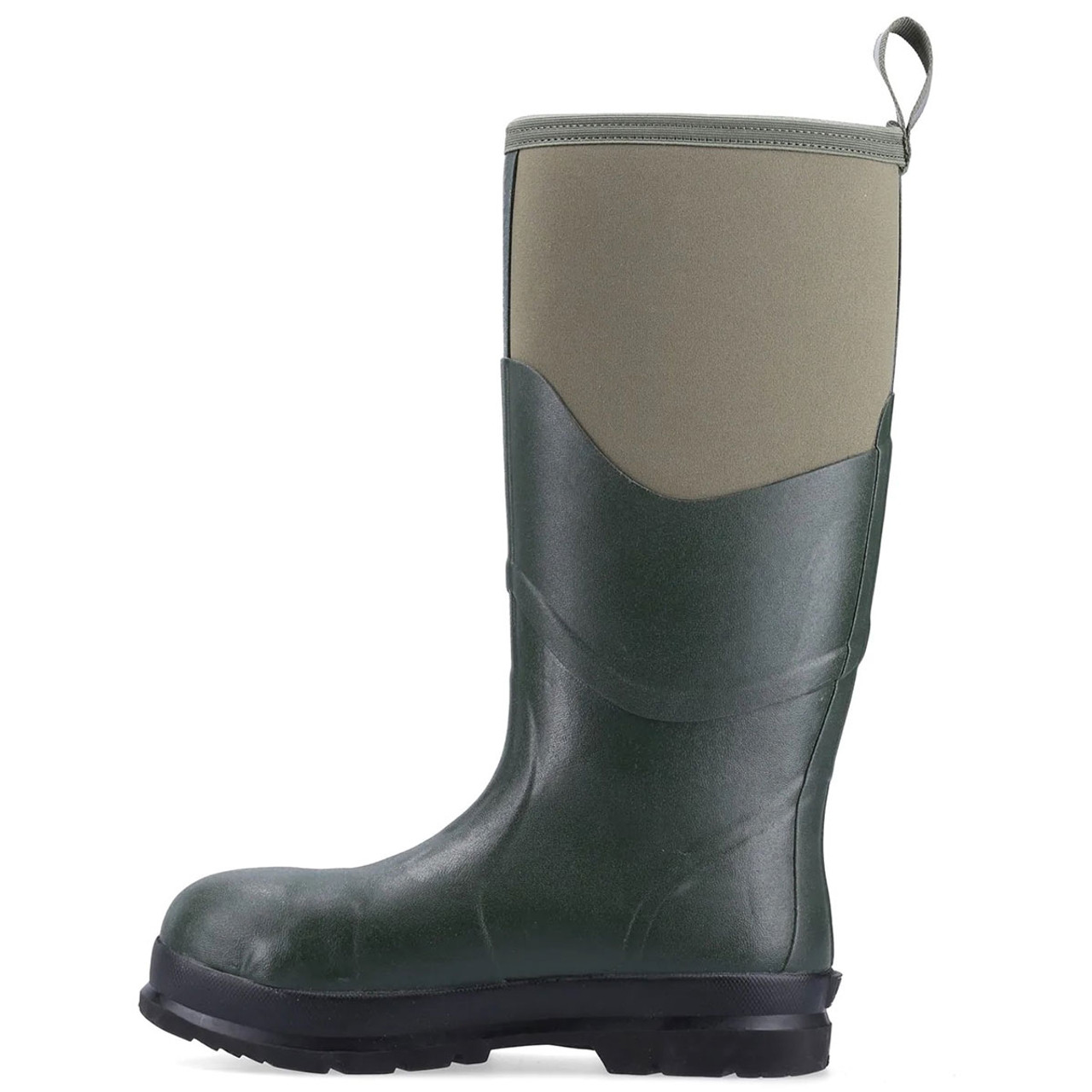 Muck Boots Unisex Chore Max Steel Toe S5 Tall Boots - Moss | Charlies