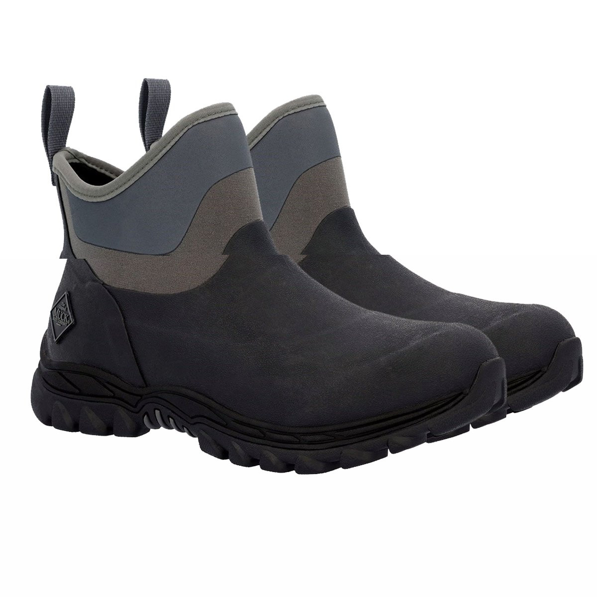 Muck Boots Women’s Arctic Sport II Ankle Wellington Boots – Black/Grey ...