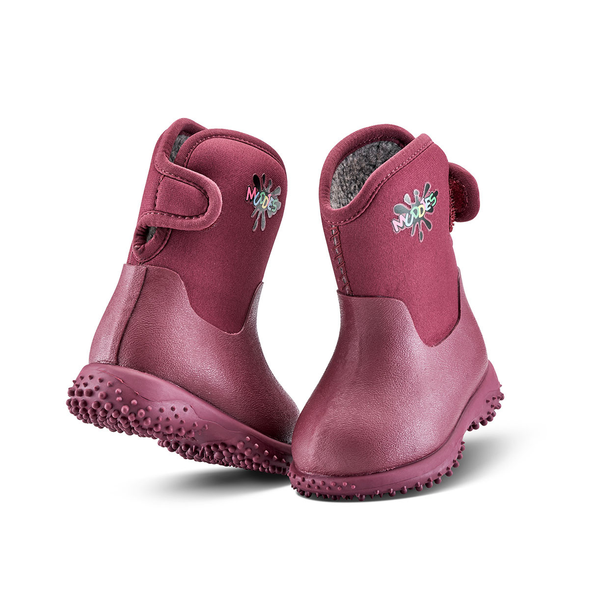 Grubs Children's Muddies Puddle Wellingtons Tawny Red Charlies