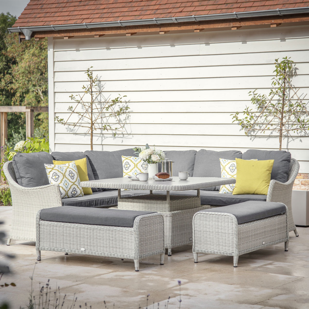 Rattan Garden Bramblecrest Blenheim Recliner Set Blenheim