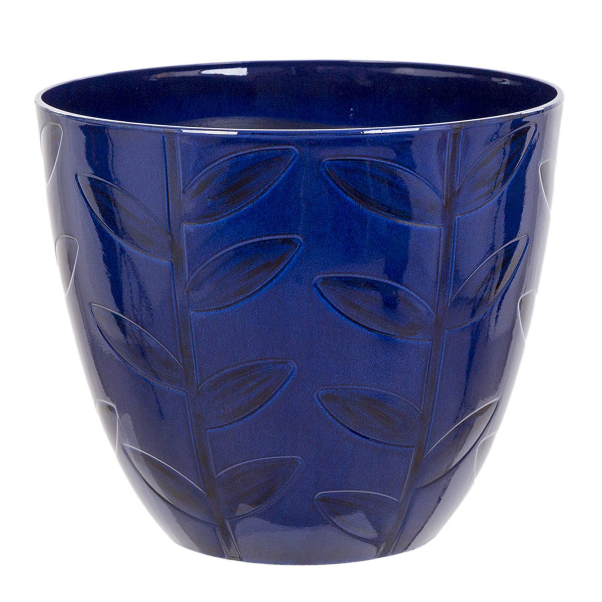 Woodlodge 30cm Blue Harvey Glazed Pot main image 1
