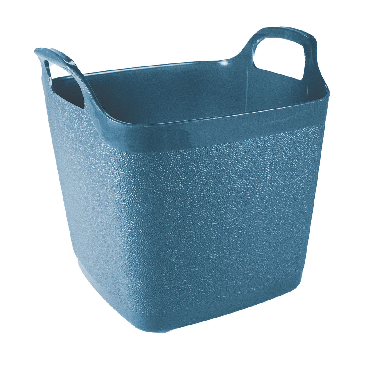 Town & Country 15L Square FlexiTub Denim Blue Charlies