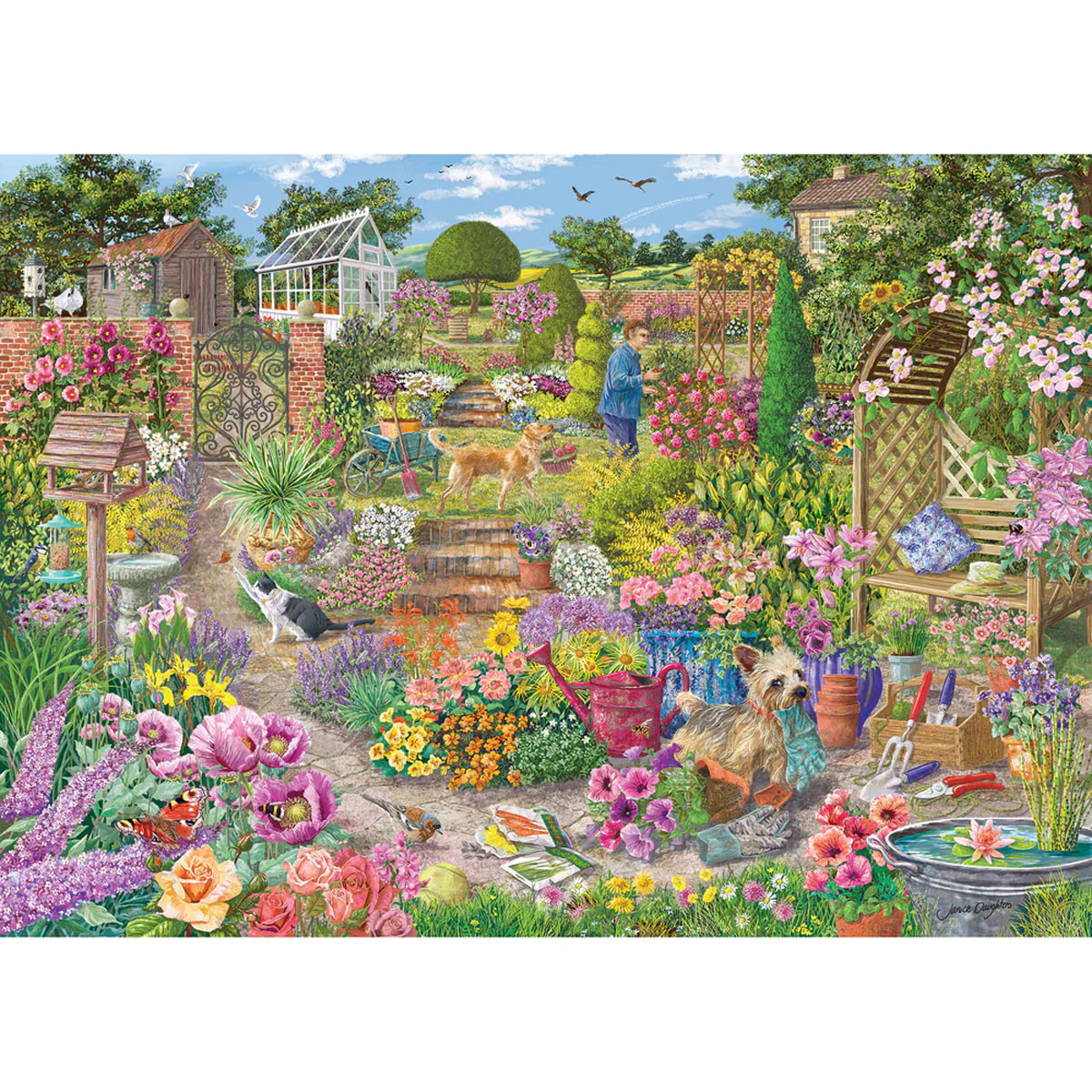 Gibsons Garden In Bloom Jigsaw Puzzle - 1000 Pieces | Charlies