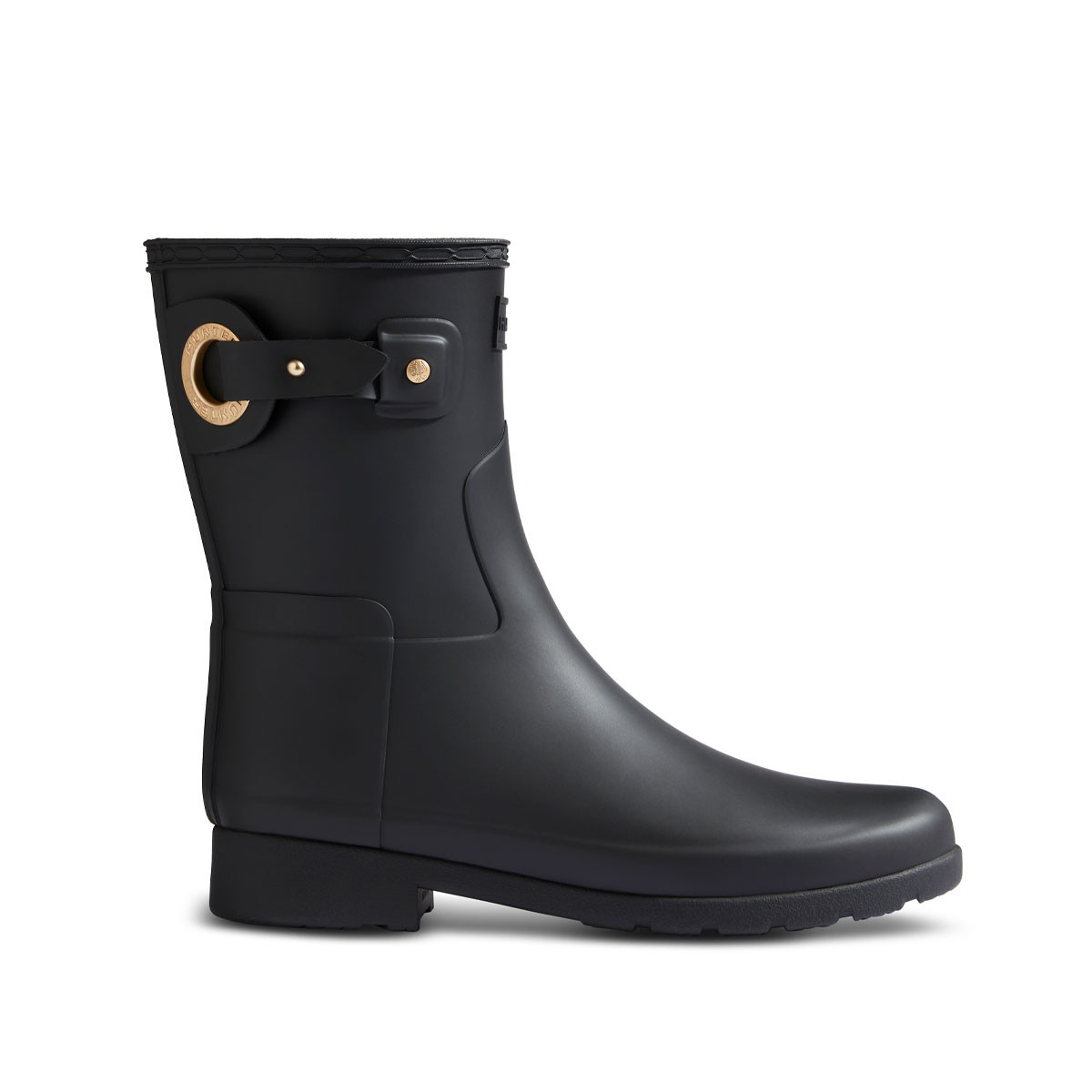 Hunter Women's Refined Slim Fit Short Wellington Boots - Black