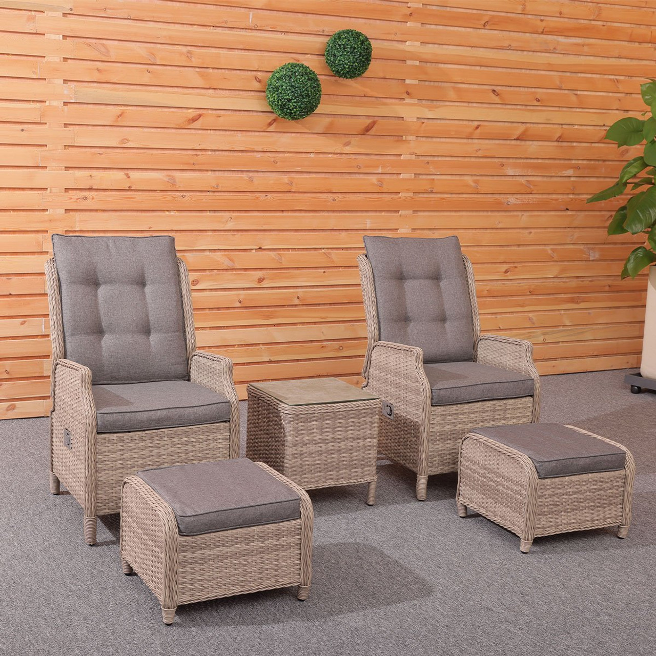buy reclining garden chair