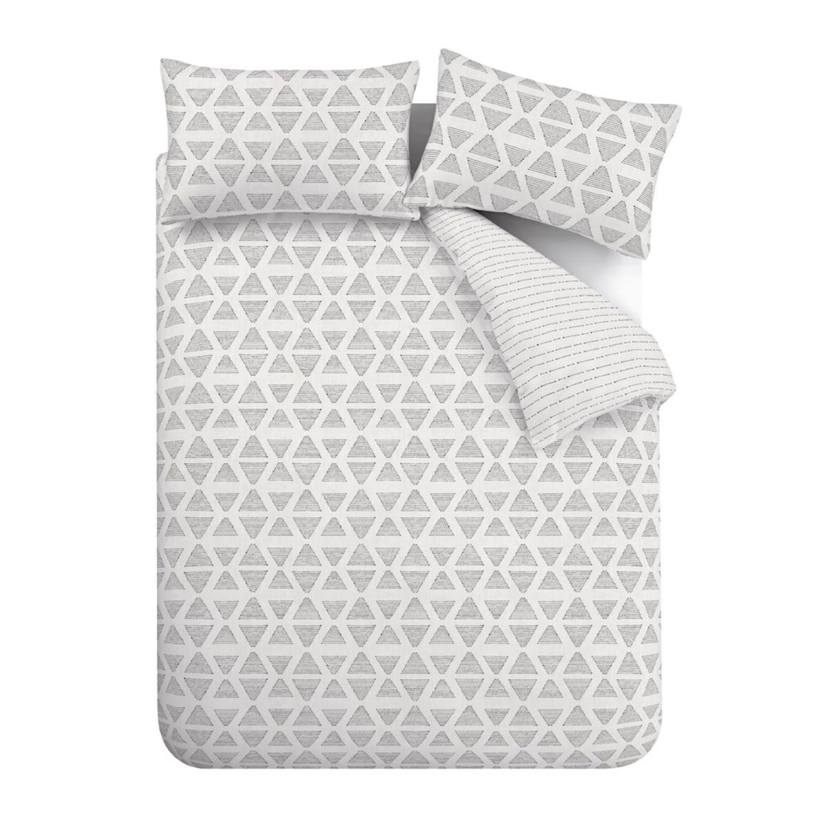 Tende Catherine Lansfield – Design Art Déco Geometrico, Con Intestazione In Velluto, Fodera Inclusa, 100% Poliestere - 2