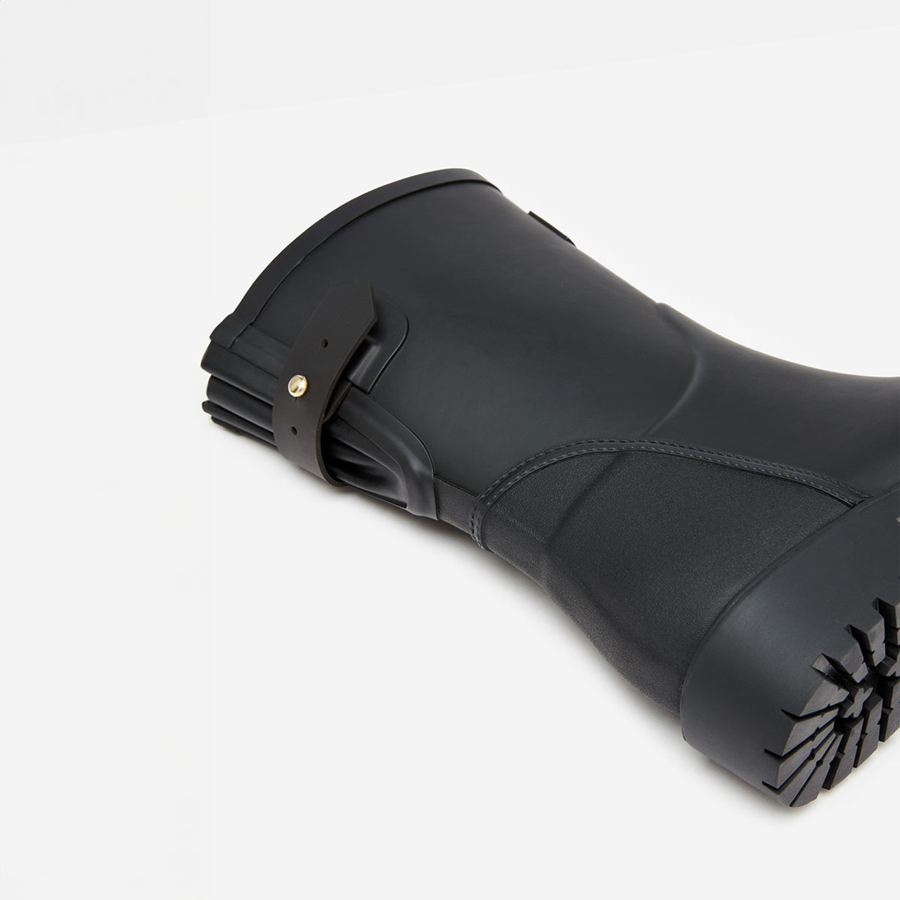 Joules Wistow Adjustable Mid-Height Wellington Boots - Black | Charlies