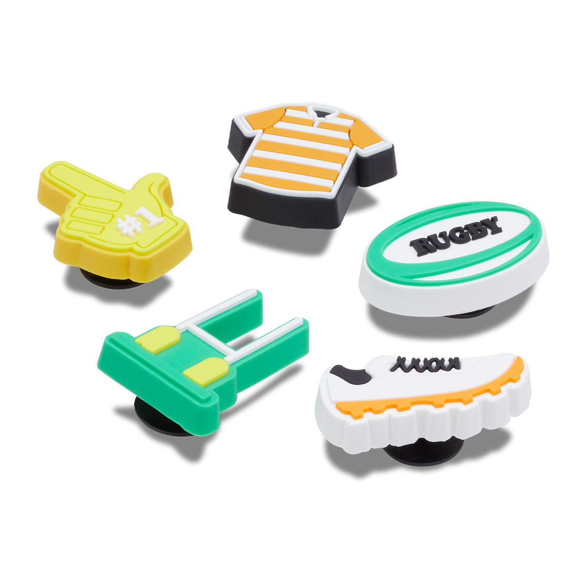 Crocs Jibbitz Charm Pack Rugby Champ Charlies