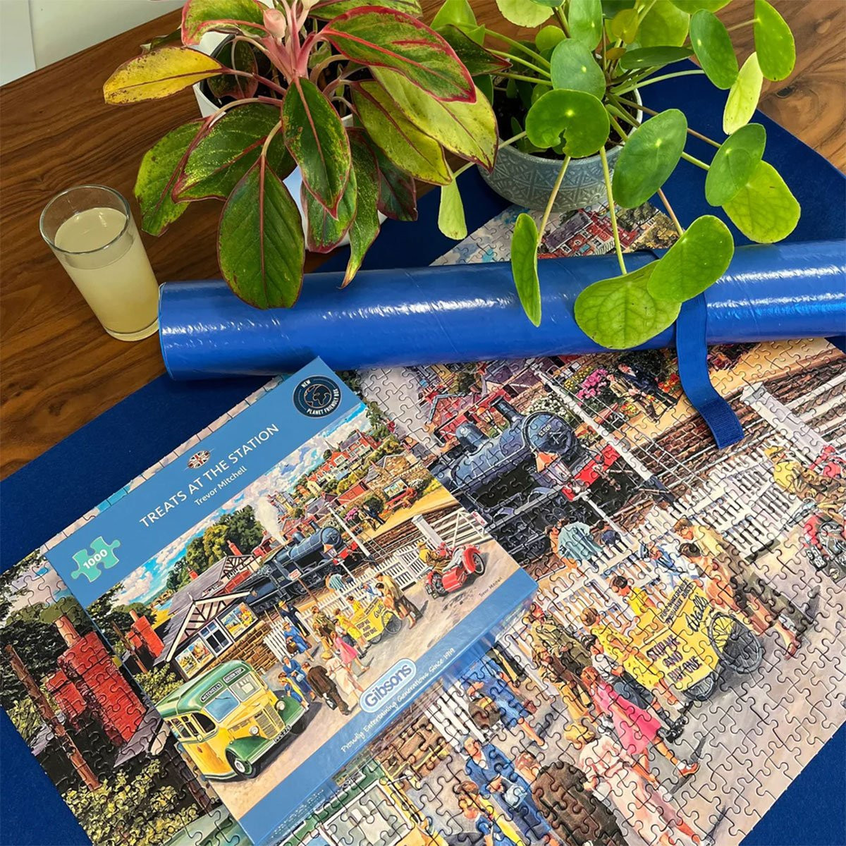 Gibsons Treats at the Station Extra Large Jigsaw Puzzle - 1000 Piece ...