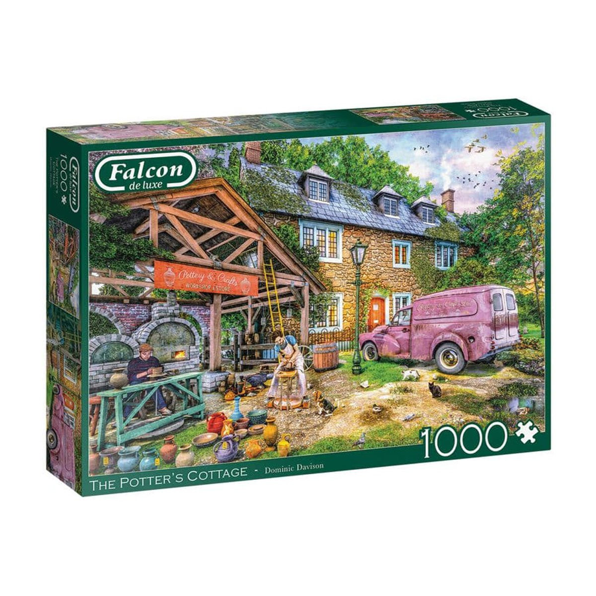 The Potters Cottage Jigsaw Puzzle By Falcon - 1000 Piece | Charlies