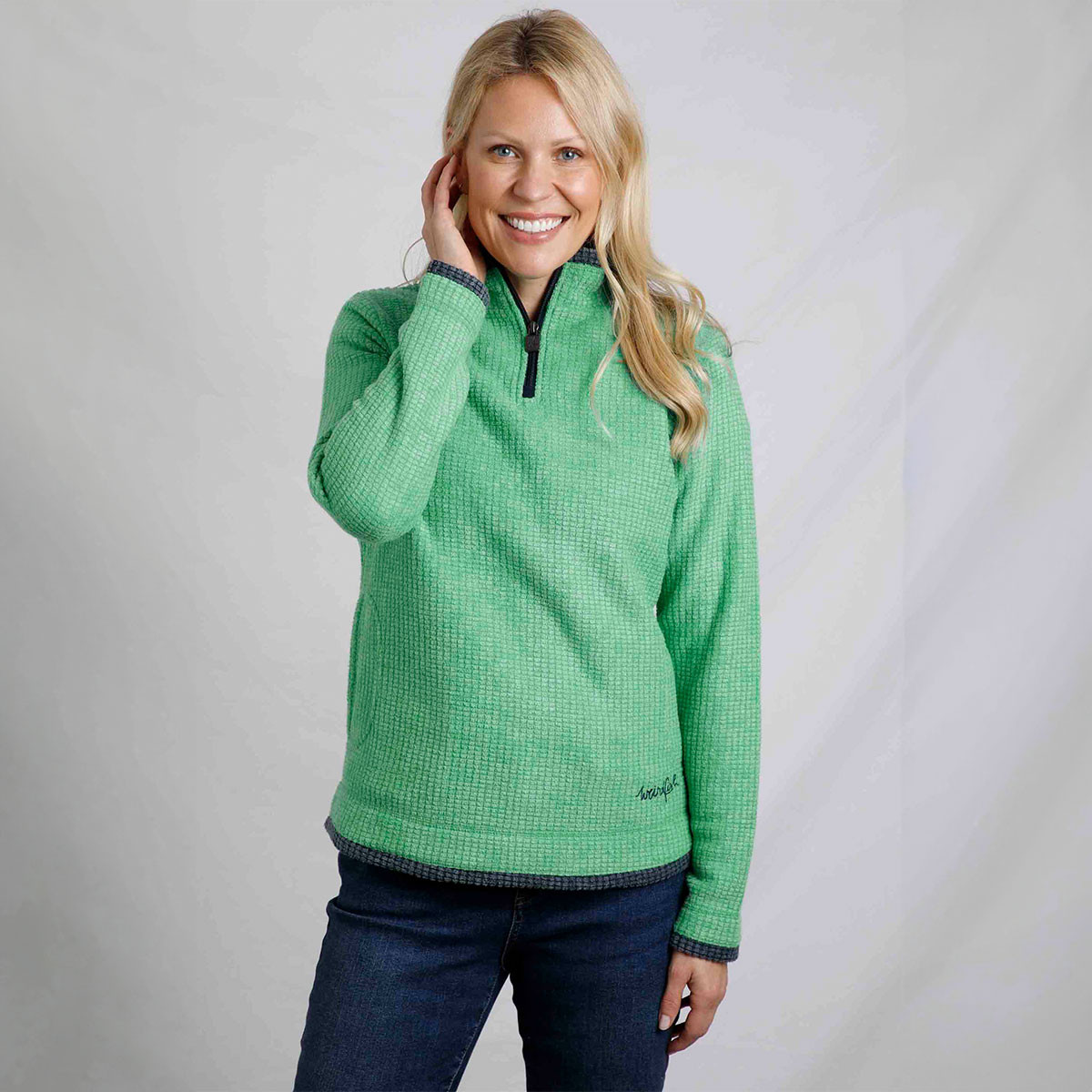 Jack wolfskin Pile con cerniera Baiselberg Nero | Trekkinn