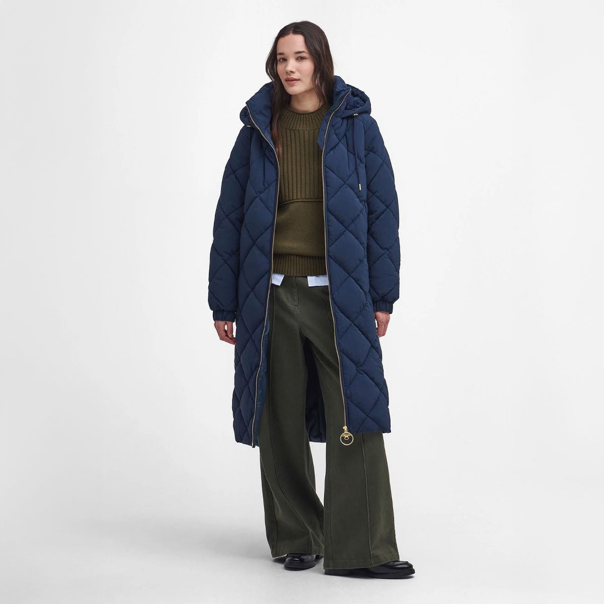 Navy Jacket Barbour Fibre Down Jacket Womens Barbour Puffer Jacket