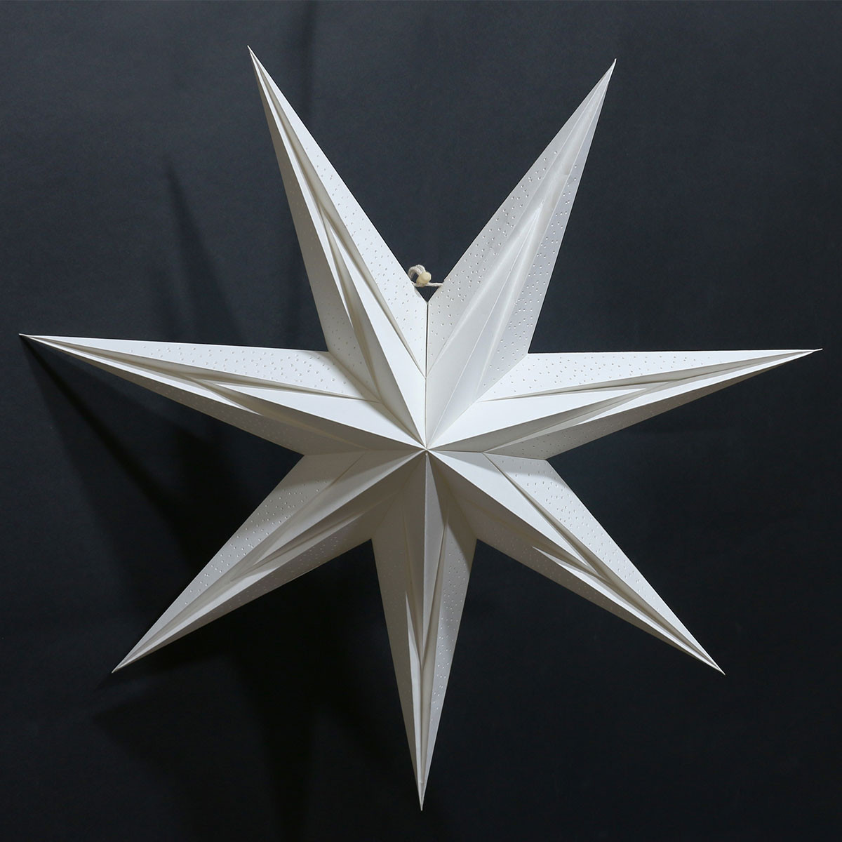 Prelit Paper Star Battery Operated Hanging Decoration - 60cm | Charlies