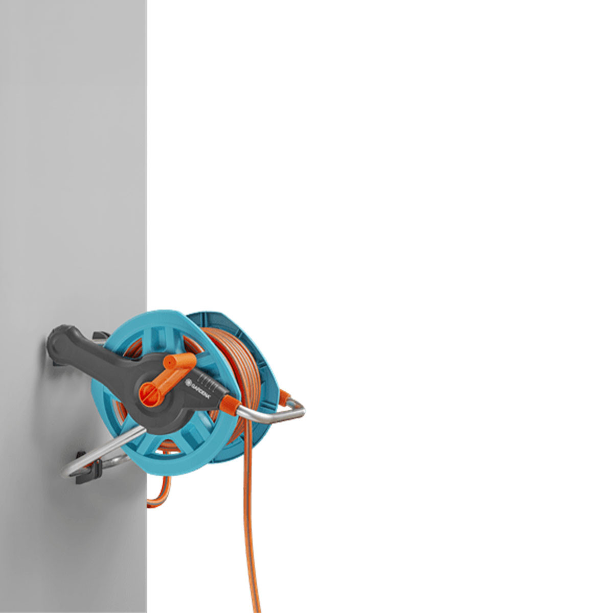 Hose Rell Set Gardena Basic Wall Hose Reel Set (25m) | Charlies