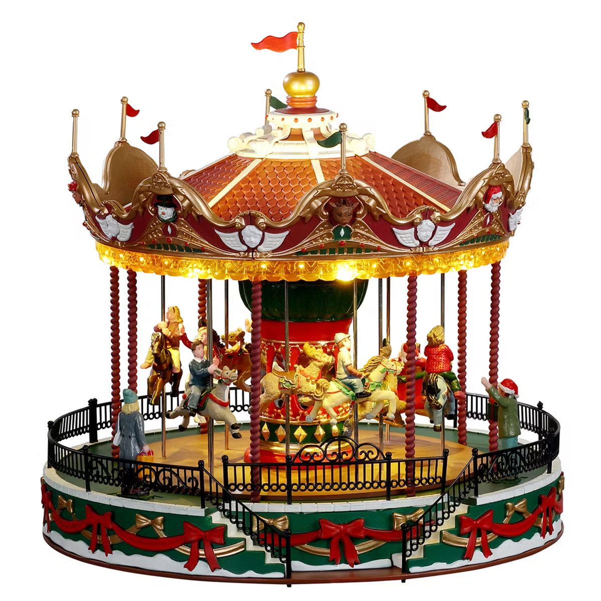 Lemax Christmas Figurine - Santa's Carousel | Charlies