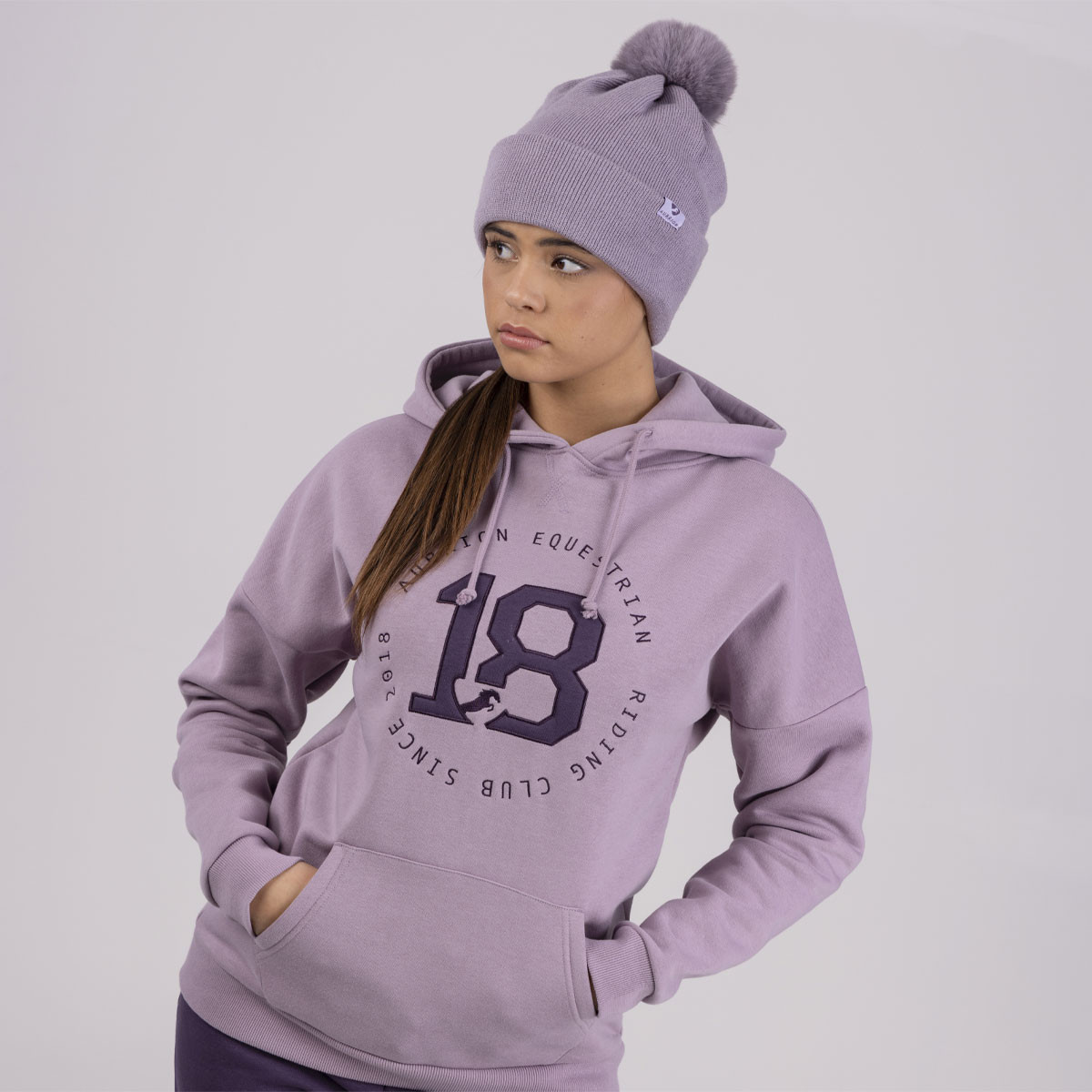 Shires Aubrion Women's Serene Hoodie - Mauve