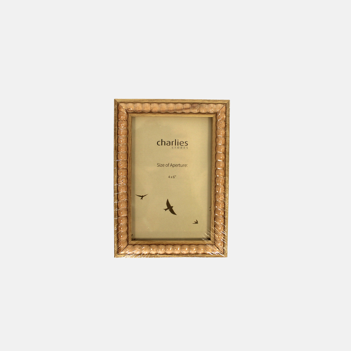 Green Handmade Marbled Resin Bobbin Photo Frame (For 4x6 Photo Hangs Vertically & Horizontally)