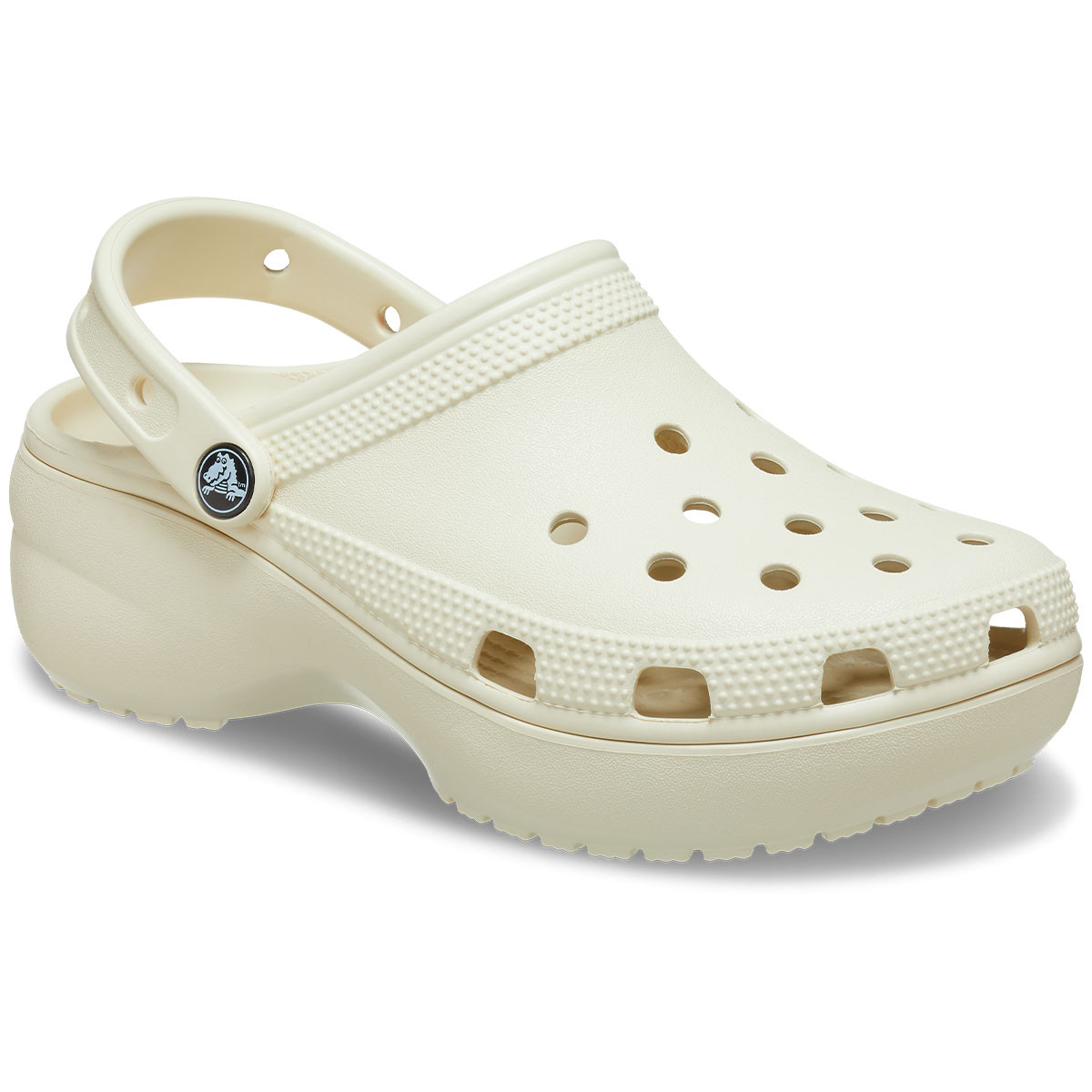 Crocs Women's Classic Platform Clog Bone - Main Image