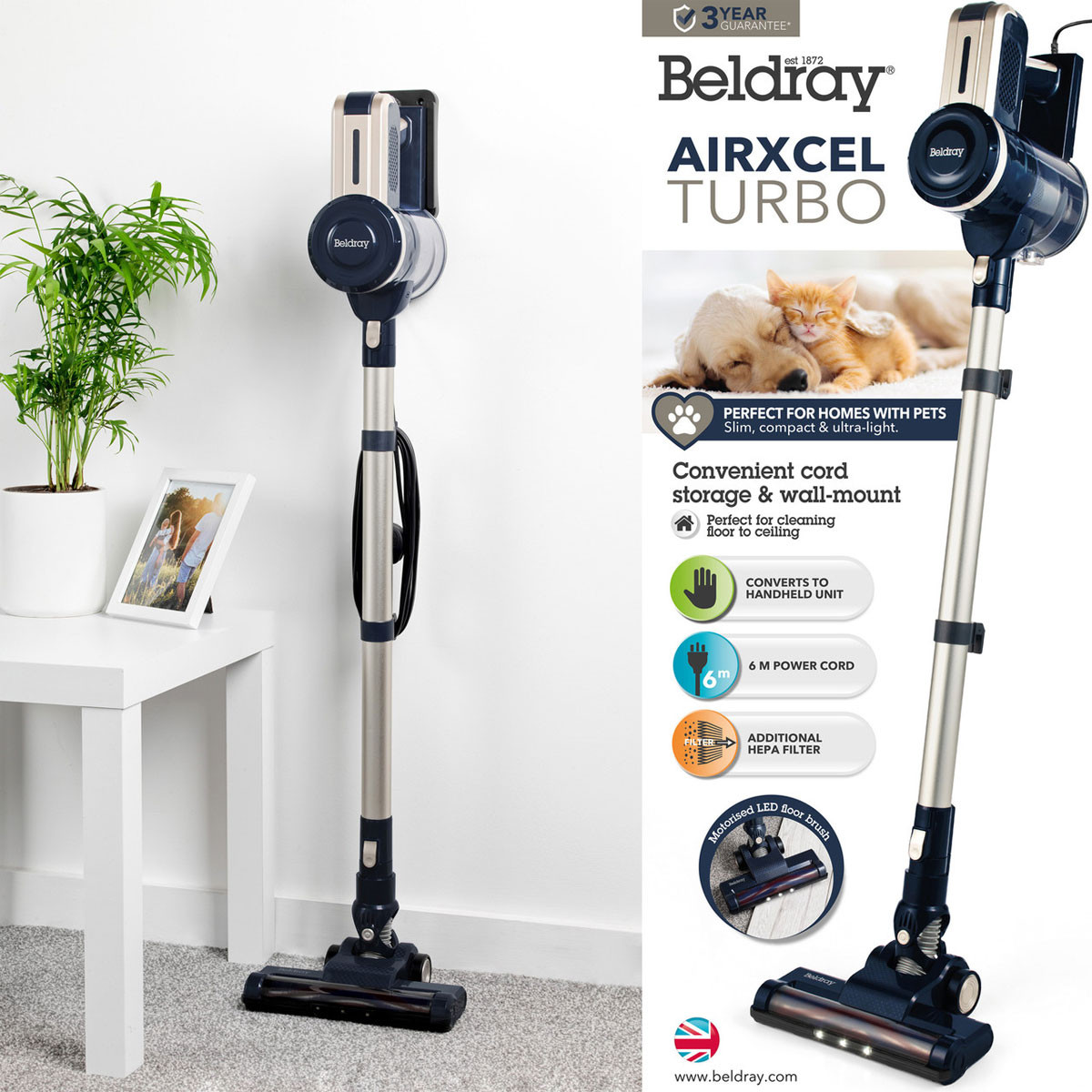 Beldray Airxcel Turbo Vacuum Cleaner | Charlies