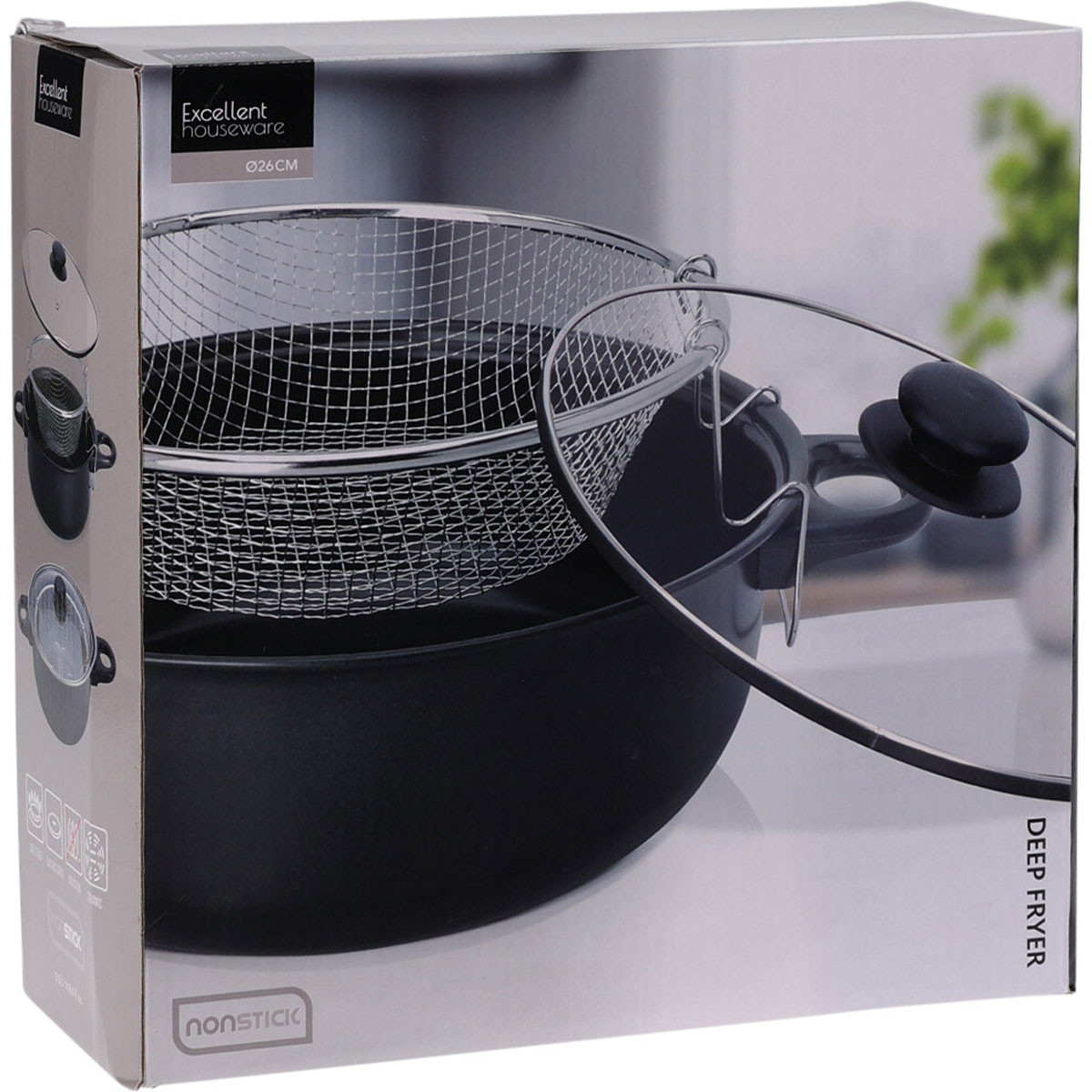 Deep Frying Chip Pan - 26cm | Charlies