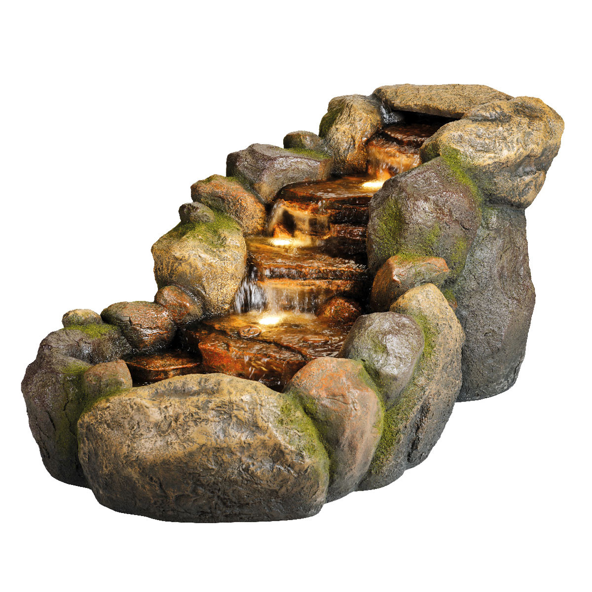 Lumineo LED Rocky Falls Waterfall Water Feature Charlies Lumineo LED Rocky Falls Waterfall Water Feature Charlies