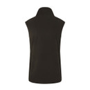 The back of the green fleece gilet
