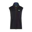 A front view of a navy Ridgeline gilet on a white background