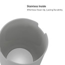 EKO Fandy Table Top Bin, 1.5L - Grey