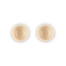 Two egg cups from above