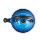 An ombre blue kettle from above An ombre blue kettle from above