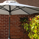 Hartman Tuscany 6 Seater Aluminium Dining Garden Furniture Set With 2.5m Parasol & Base