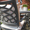 Hartman Tuscany 6 Seater Aluminium Dining Garden Furniture Set With 2.5m Parasol & Base