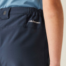 A view of a pair of navy Regatta trousers