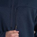 Detail of the secure vertical zip pocket and subtle Craghoppers logo on the chest.