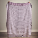 A view of a lilac Catherine Lansfield stab stitch blanket