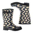 A side view of Regatta wellington boots on a white background