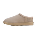 A side view of Regatta Risley Soft Taupe mules on a white background