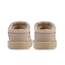 A back view of Regatta Risley Soft Taupe mules on a white background