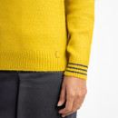 Weird Fish Women's Dawkins Eco Tipped Jumper - Antique Moss
