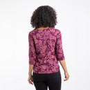 Weird Fish Women's Pinto Jersey Tee - Plum