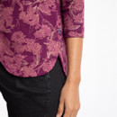 Weird Fish Women's Pinto Jersey Tee - Plum