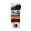 A view of mid length Ridgeline Merino Wool socks on a white background