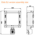MSpa Oslo Wifi Controlled LED Hot Tub, 4-6 Person - Sapphire