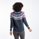 Weird Fish Women's Lowell Eco Fair Isle Jumper - Navy Weird Fish Women's Lowell Eco Fair Isle Jumper - Navy