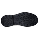 A view of the shoe's rugged sole.
