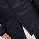 Close up of the rising gusset on a Shires Aubrion mid length coat