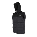 Three-quarter angle of Regatta Aldthorn insulated black vest, ideal for hiking, trekking, and casual layering.