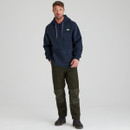A front view of a navy Ridgeline allistic hoodie